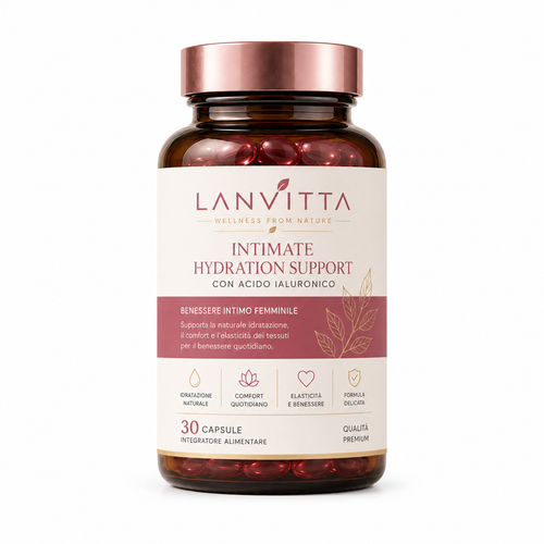 LANVITTA™ Intimate Hydration Support Premium Formula Con Acido Ialuronico Per Il Benessere Intimo Femminile.