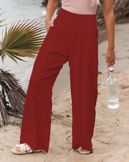 Sophia™ | Pantalones de algodón elegantes para mujer - Cómodos en cada paso
